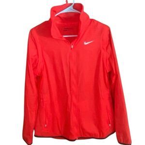 Nike Golf Dri-FIT Women’s M Coral Zip Jacket Vent Convertible Sleeves